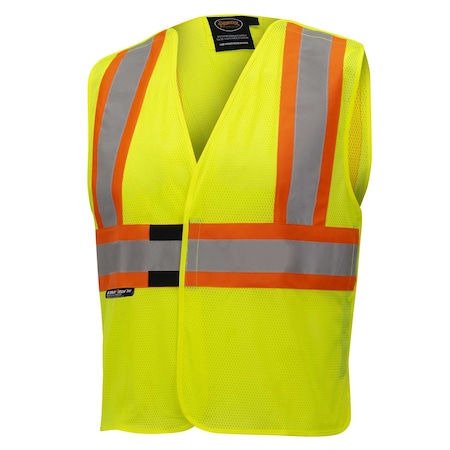 Pioneer Safety Vest, Hi-Vis, Yellow, FR, L/XL V2510860U-L/XL
